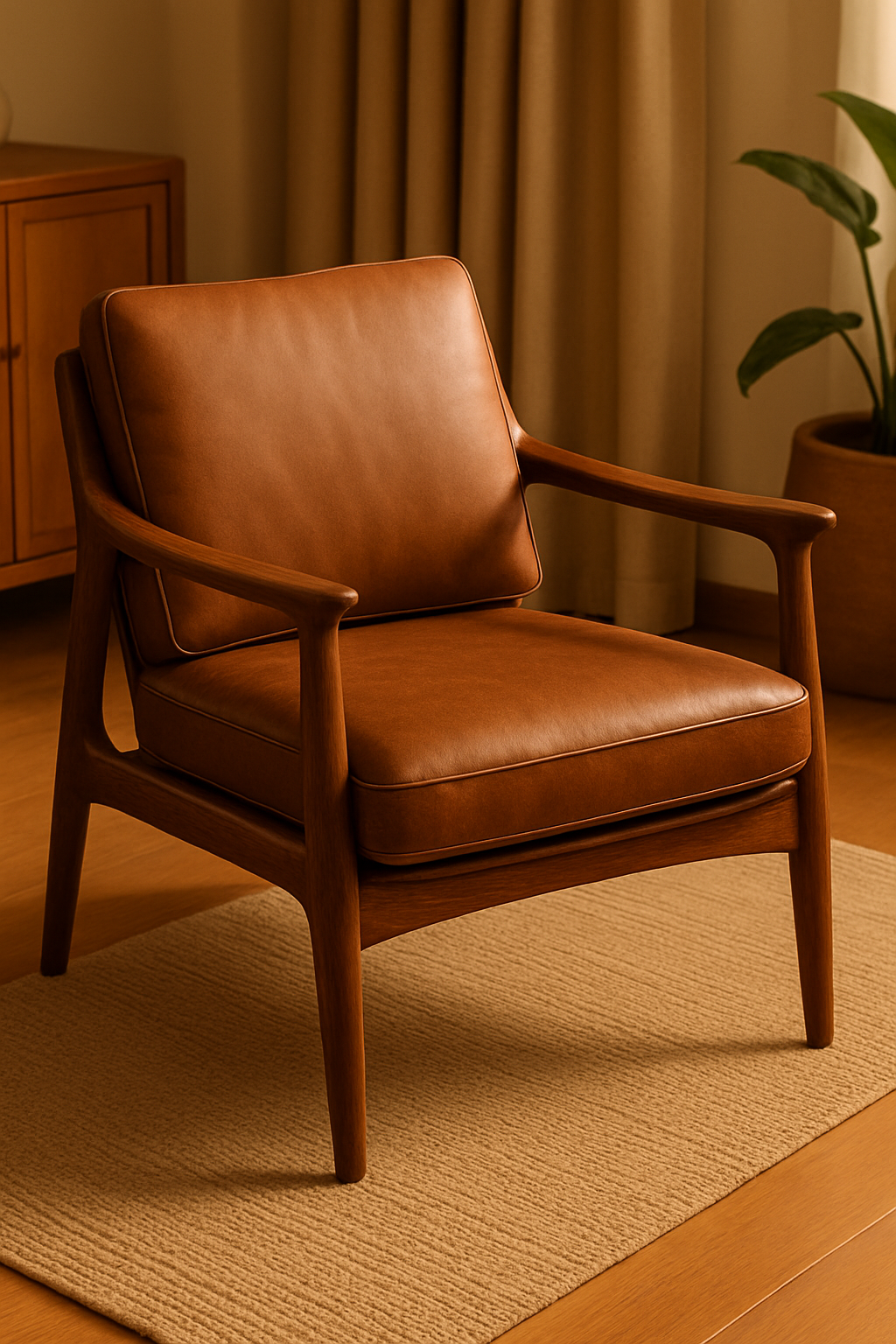 Walnut Armchair