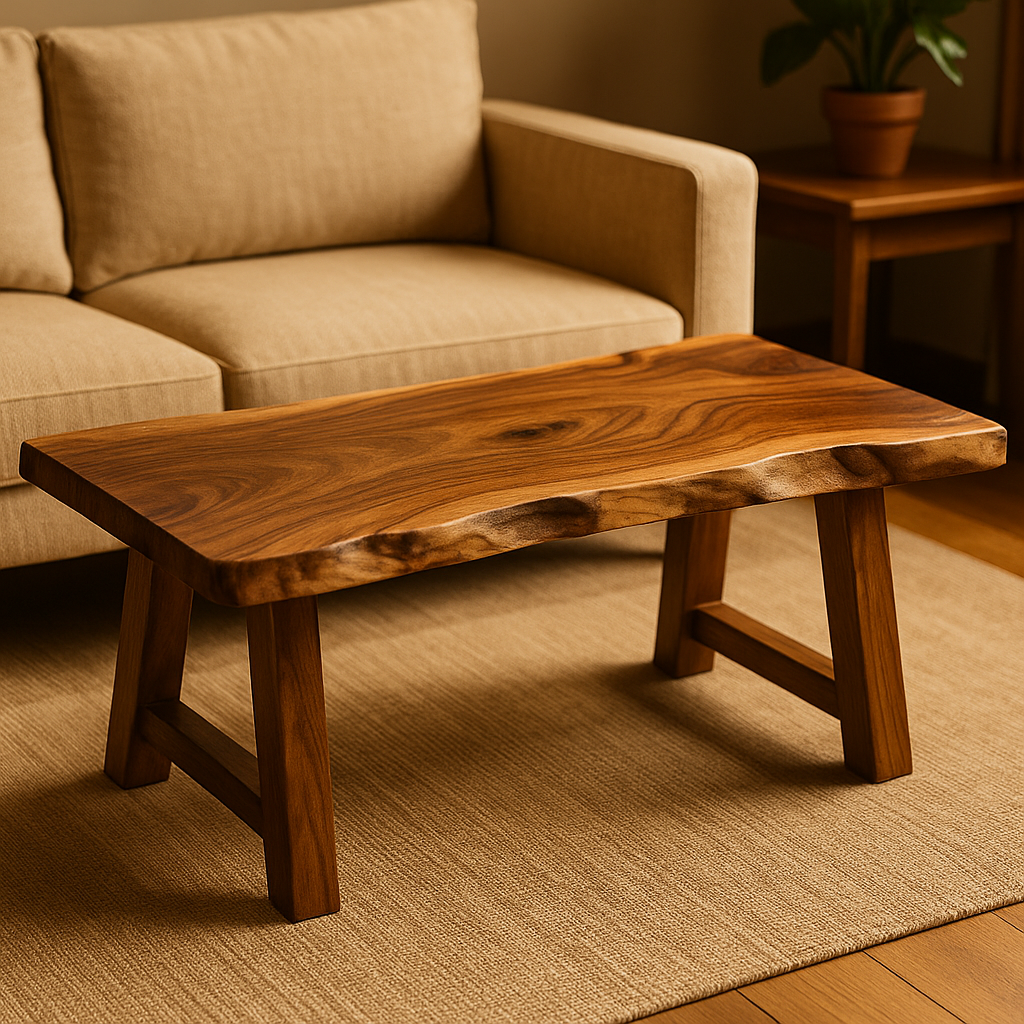 Live-Edge Acacia Coffee Table