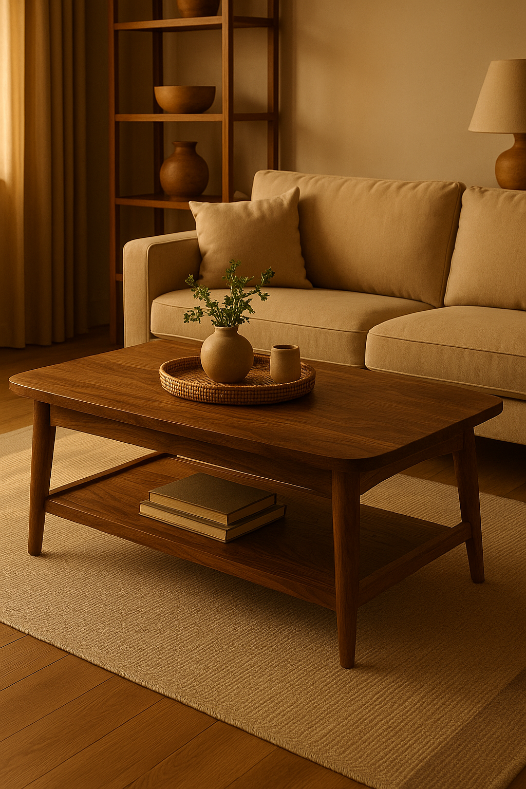 Kashmir Walnut Coffee Table