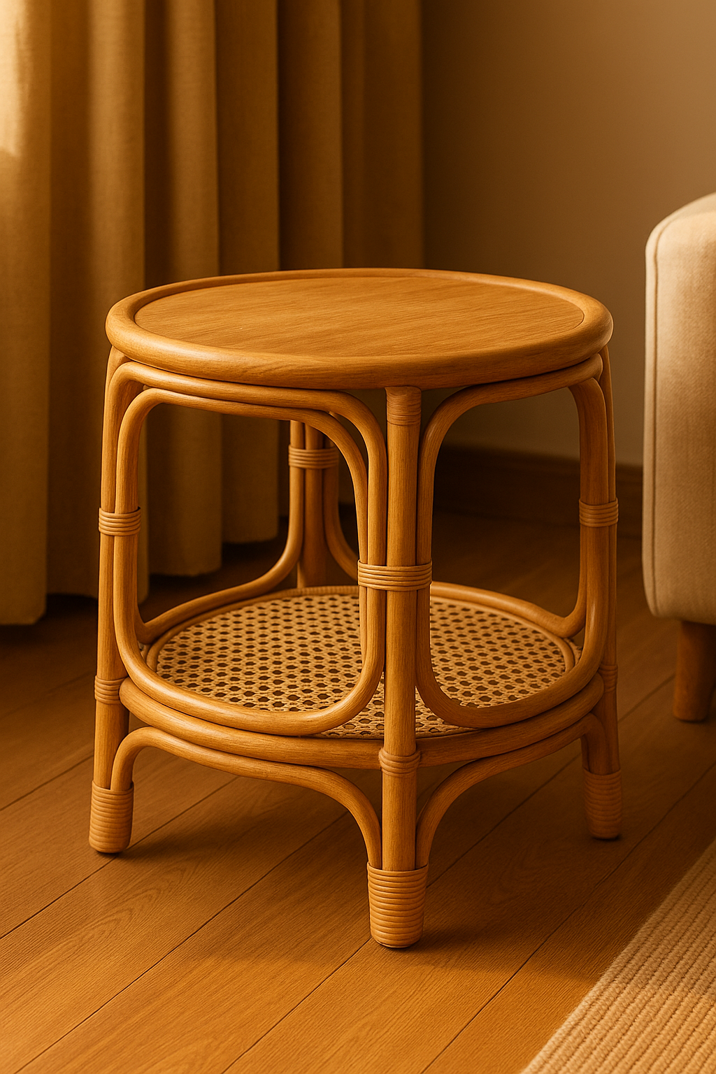 Sutra Rattan Side Table